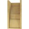Ekena Millwork 9"W x 9"D x 18"H Wide Ridgewood Rough Cedar Woodgrain TimberThane Corbel, Primed Tan CORUR09X09X18RIDRCPR - alternate 4